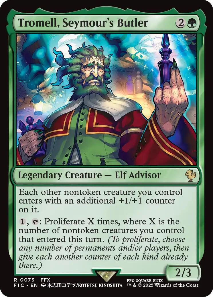 Tromell, Seymour's Butler