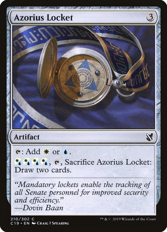 Azorius Locket [C19 - 210]