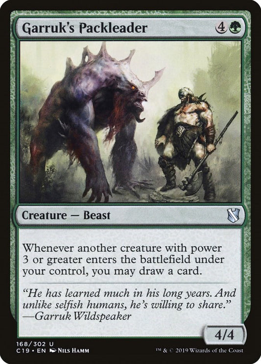Garruk's Packleader [C19 - 168]