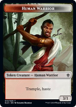 Human Warrior Token [ELD - 13]