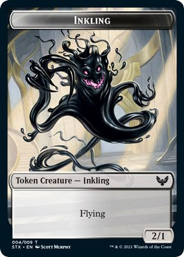 Inkling (4) // Treasure (7) Double-sided Token [STX - 4 // 7]