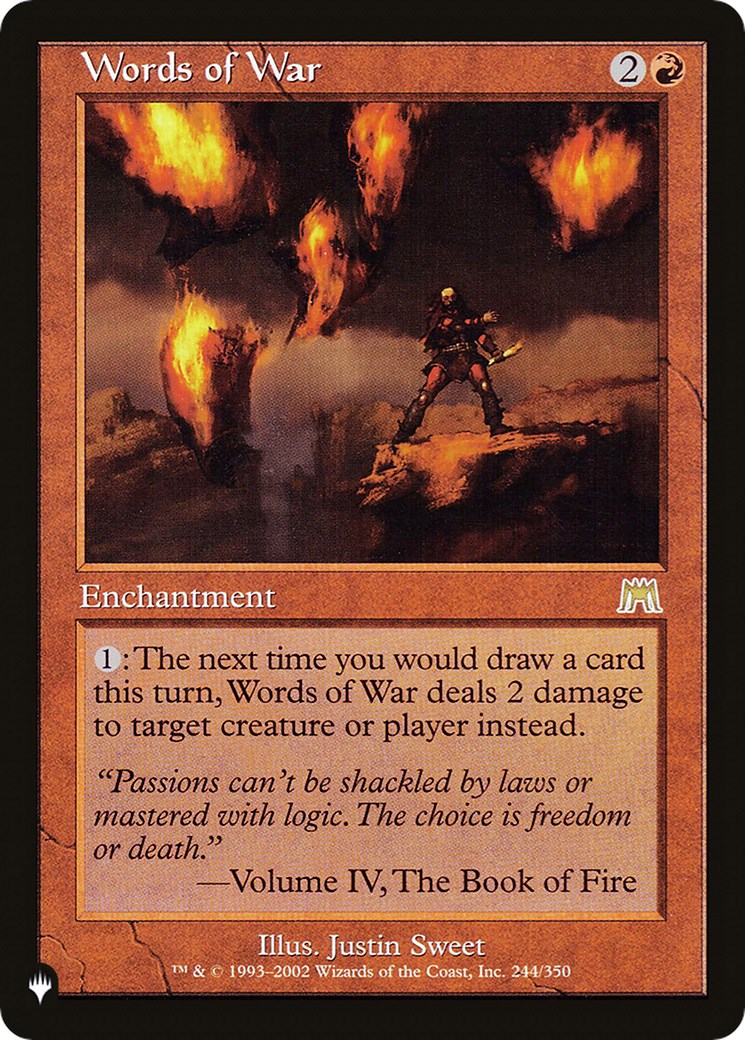 Words of War [LIST - 244/350]
