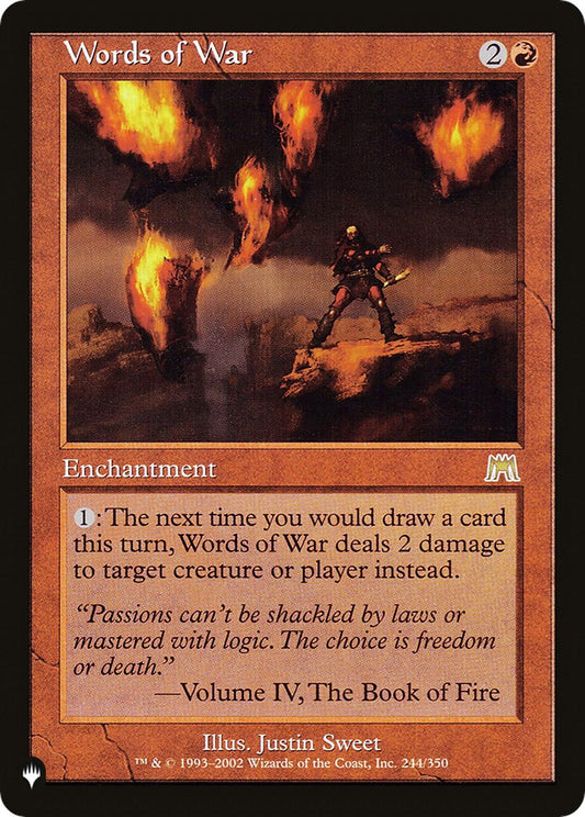 Words of War [LIST - 244/350]