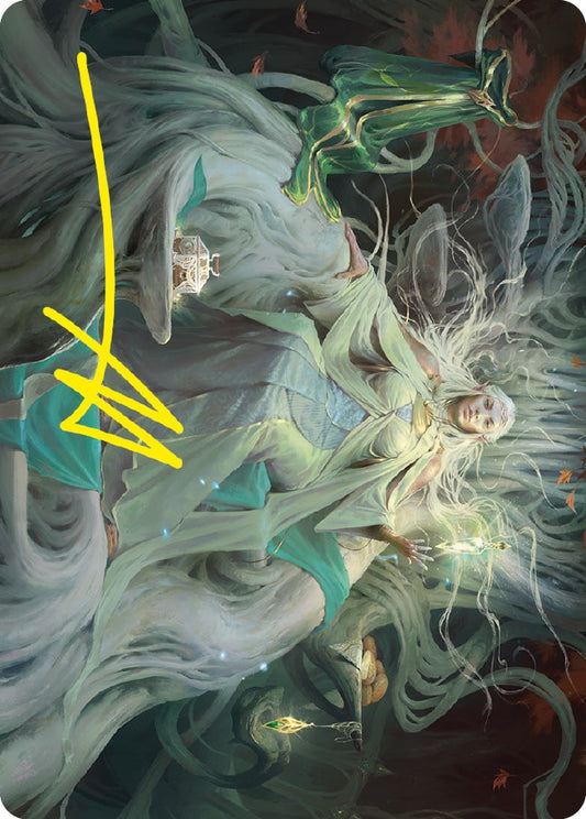 Galadriel, Gift-Giver Art Card (Gold-Stamped Signature) [ASLTR - 35]