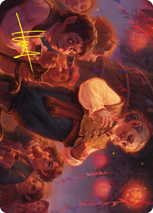 Bilbo, Retired Burglar Art Card (Gold-Stamped Signature) [ASLTR - 14]