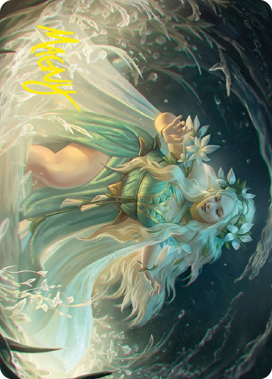 Goldberry, River-Daughter Art Card (Gold-Stamped Signature) [ASLTR - 6]