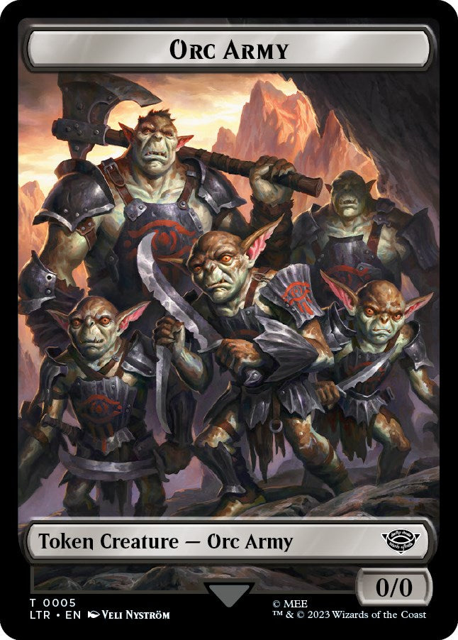 Orc Army (0005) // Food (0010) Double-Sided Token [LTR - 5 // 10]