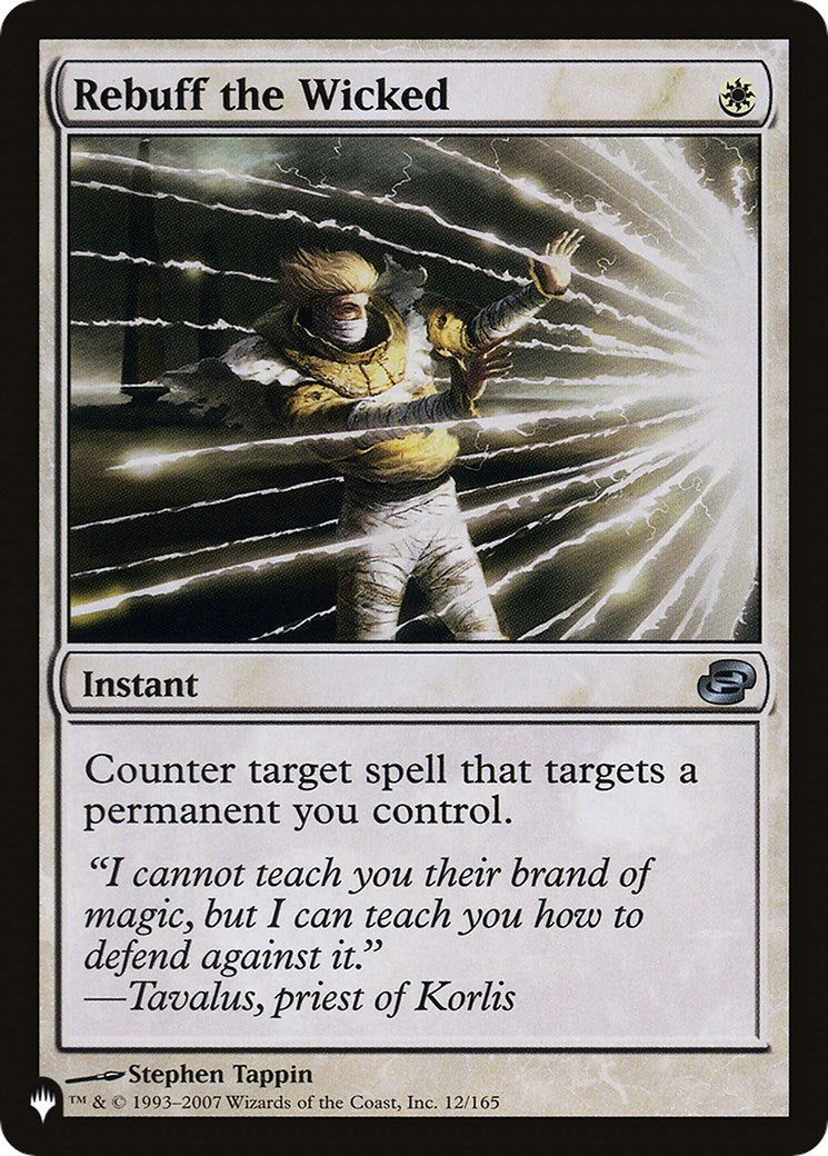 Rebuff the Wicked [LIST - 12/165]