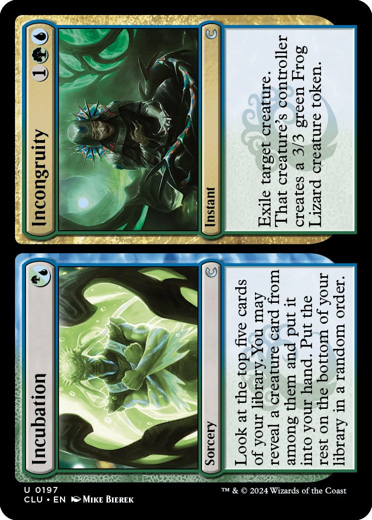 Incubation // Incongruity