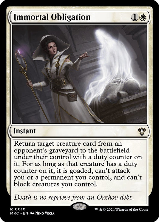 Immortal Obligation [MKC - 10]