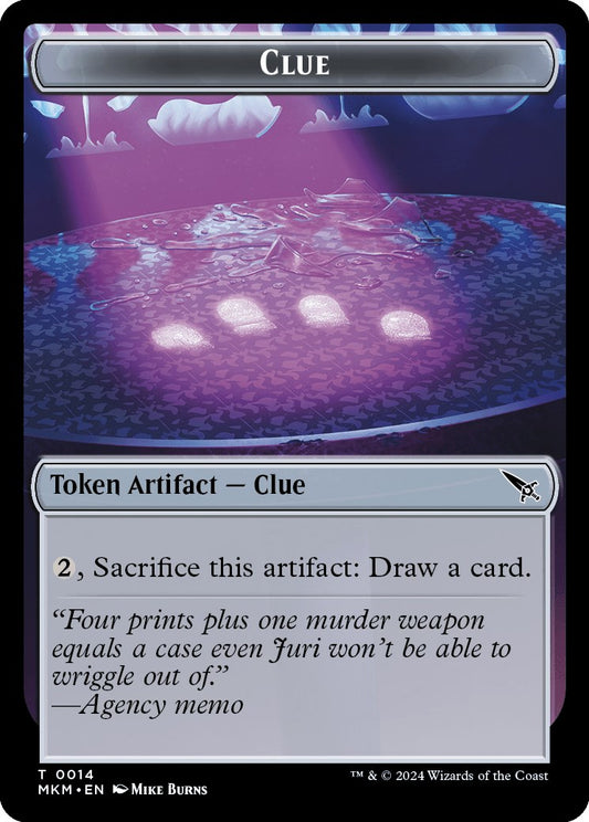 Clue (0014) // A 0041 Double-Sided Token [MKM - 14 // 41]
