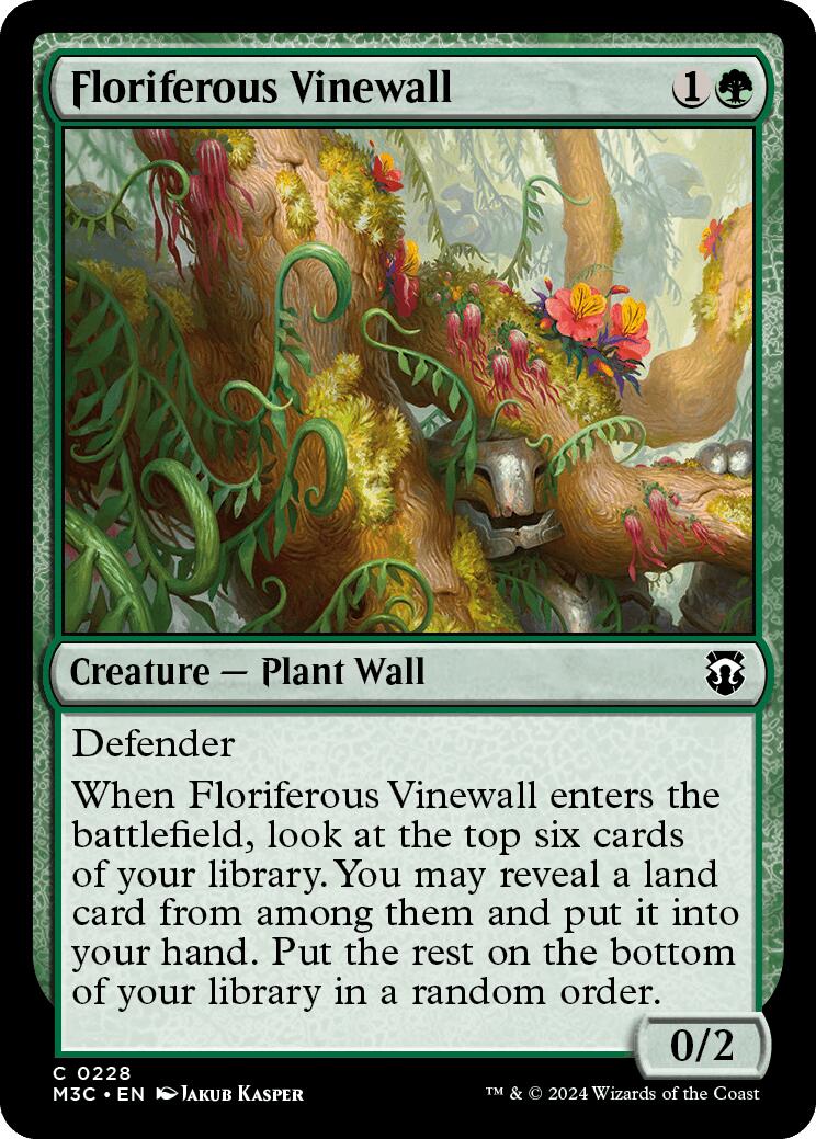 Floriferous Vinewall [M3C - 228]