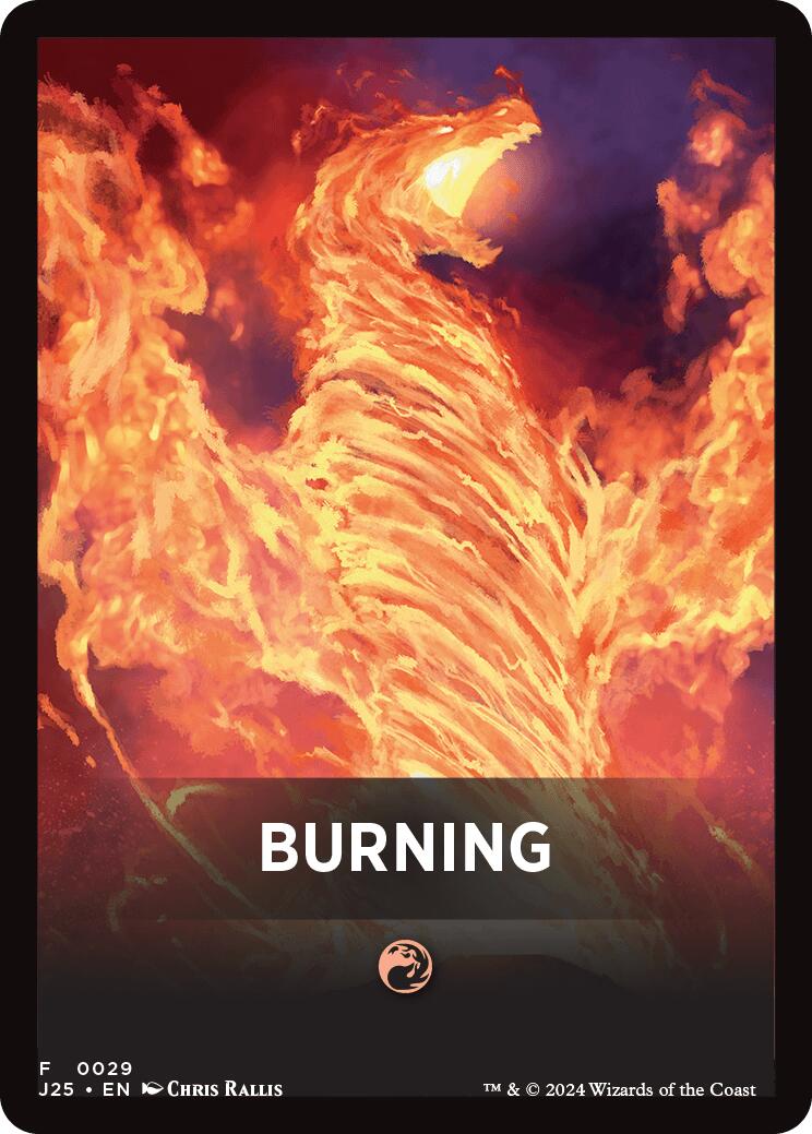Burning Theme Card