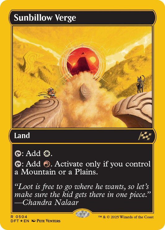 Sunbillow Verge (First-Place Foil) [DFT - 504]