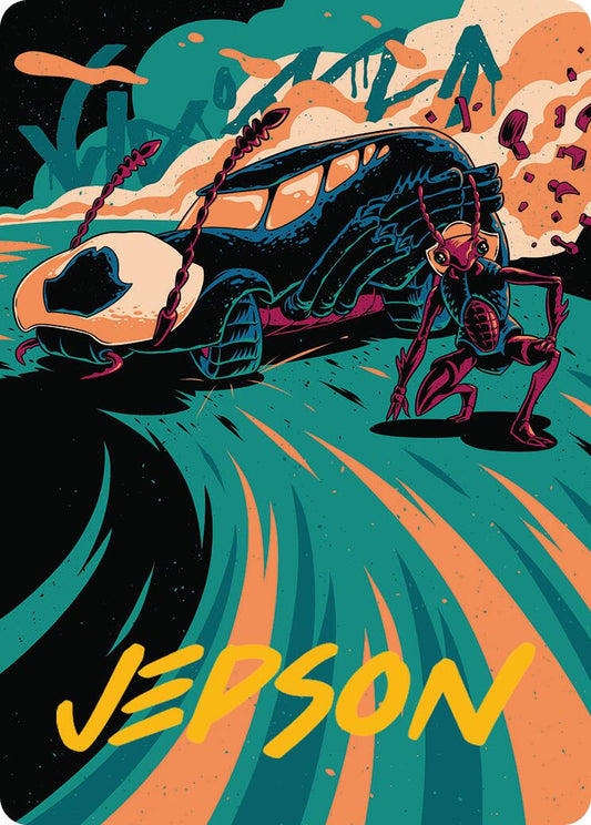 Carrion Cruiser Art Card (Gold-Stamped Signature) [AADFT - 39]