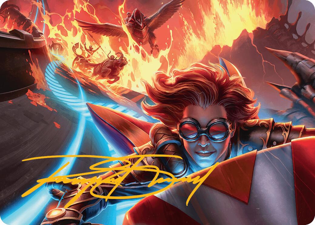 Outpace Oblivion Art Card (Gold-Stamped Signature) [ASDFT - 24]