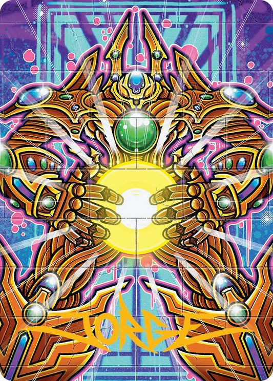 Brightglass Gearhulk Art Card (Gold-Stamped Signature) [AADFT - 53]