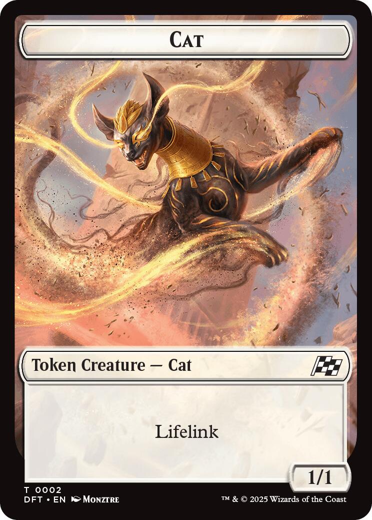Cat // Thopter (0010) Double-Sided Token [DFT - 2 // 10]