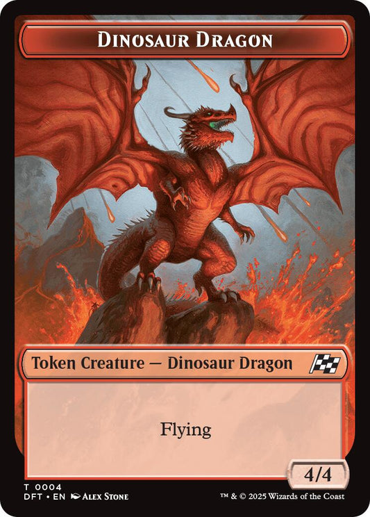 Dinosaur Dragon // Treasure Double-Sided Token [DFT - 4 // 11]