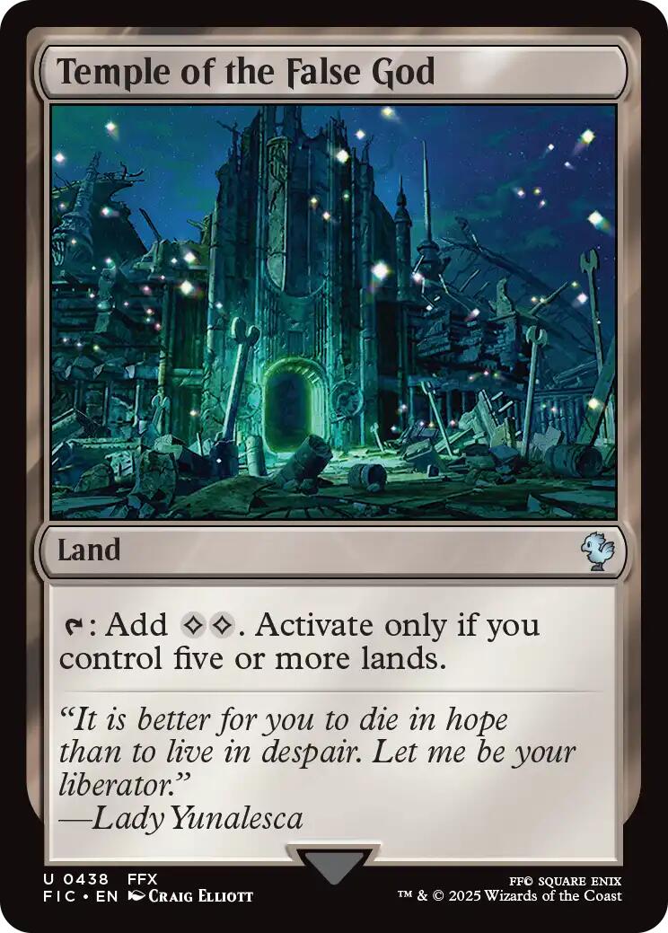 Temple of the False God