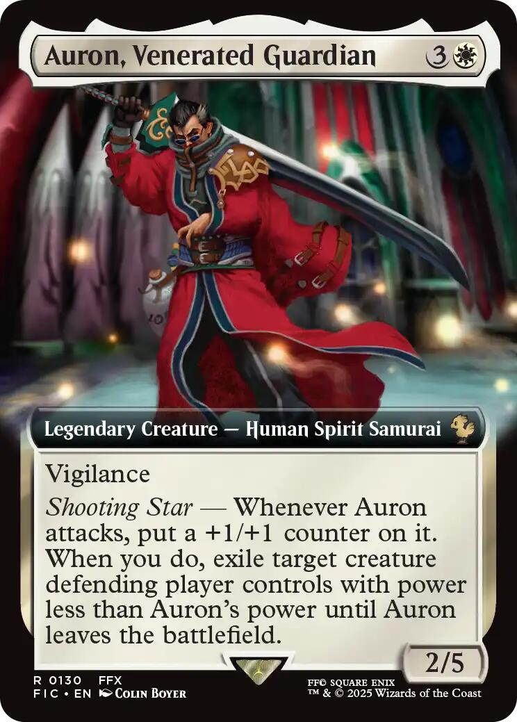 Auron, Venerated Guardian (Extended Art)