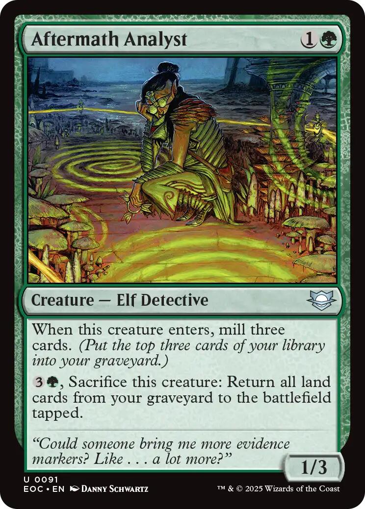 Aftermath Analyst [EOC - 91]