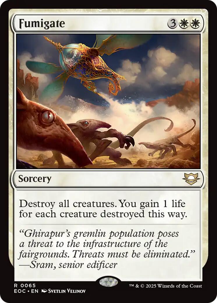 Fumigate [EOC - 65]