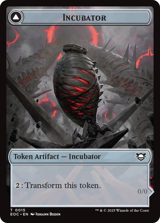 Incubator // Phyrexian Double-Sided Token [EOC - 15 // 15]