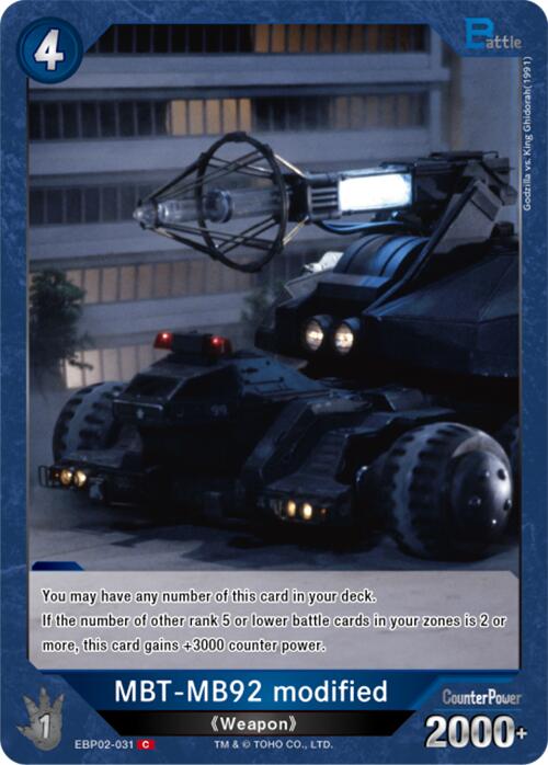 MBT-MB92 modified (EBP02-031)