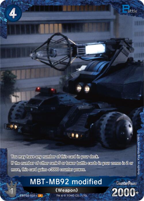 MBT-MB92 modified (EBP02-031+)
