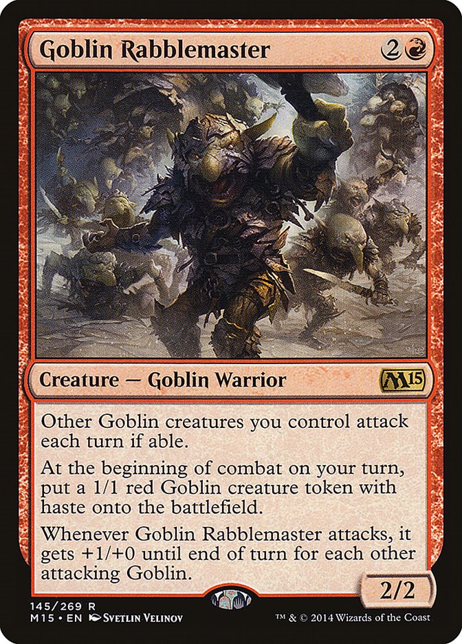 Goblin Rabblemaster [M15 - 145]